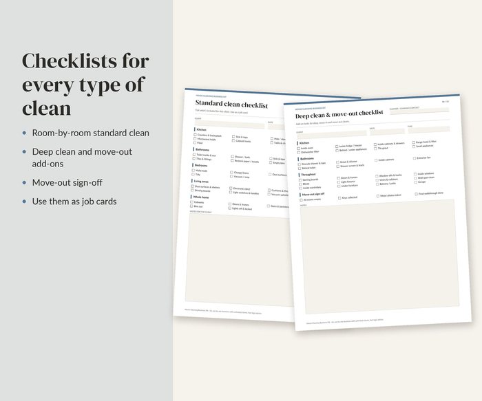Cleaning Business Forms Bundle, preview 5
