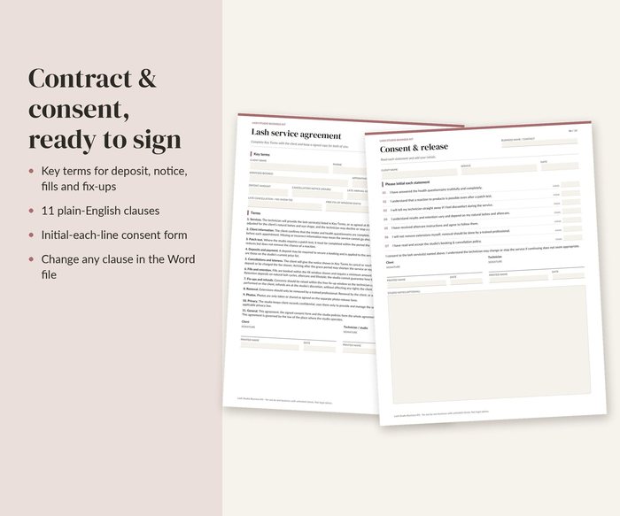 Lash Consent Form, preview 3